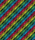 Harry Potter Cotton Fabric House Stripe