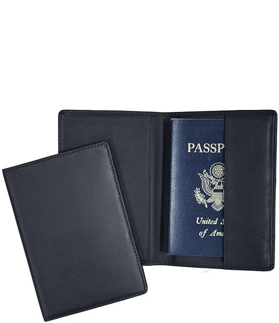 Leather RFID-Blocking Passport Case