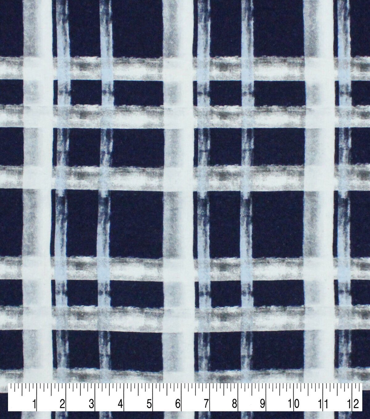 Sketchy Plaid Super Snuggle Flannel Fabric