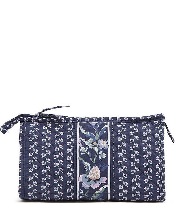 Vera Bradley Perennial Buds Trapeze Cosmetic Case