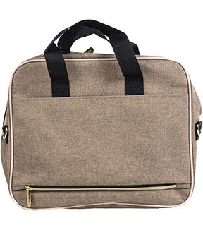 We R Memory Keepers Taupe & Pink Crafter's Shoulder Bag