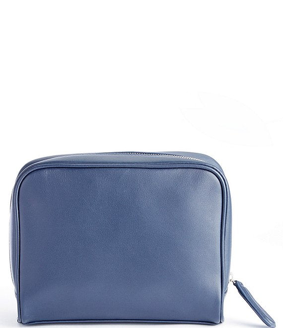 Leather Contemporary Toiletry Bag