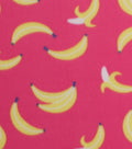 Bananas Blizzard Fleece Fabric