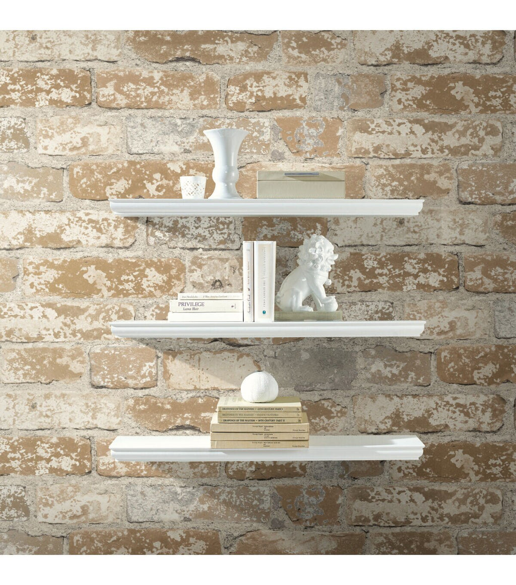 RoomMates Wallpaper Stuccoed Brown Brick