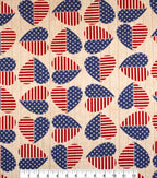 American Hearts Super Snuggle Flannel Fabric