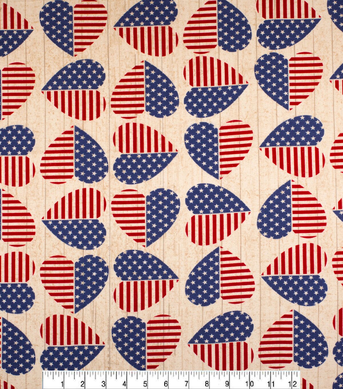 American Hearts Super Snuggle Flannel Fabric