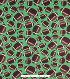 Football Blizzard Fleece Fabric