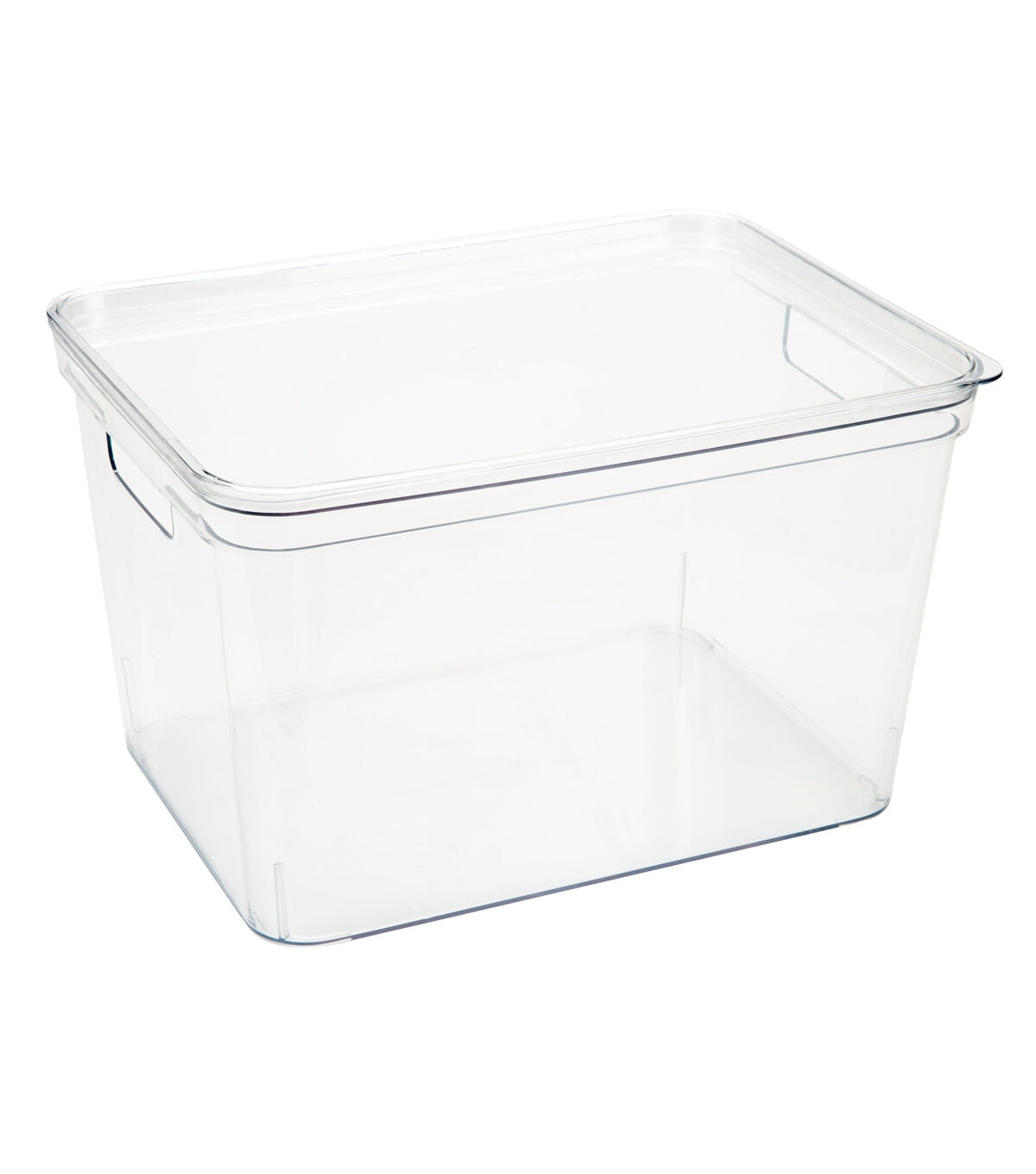 Simplify 14 x 9 Clear Lidded Storage Bin With Handles