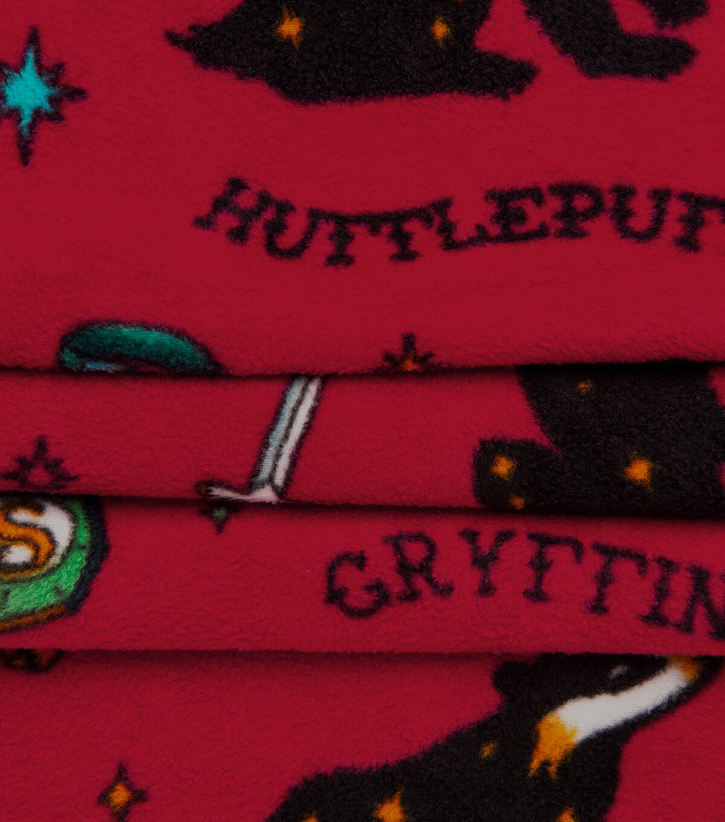 Harry Potter Houses Iconography Fleece Fabric