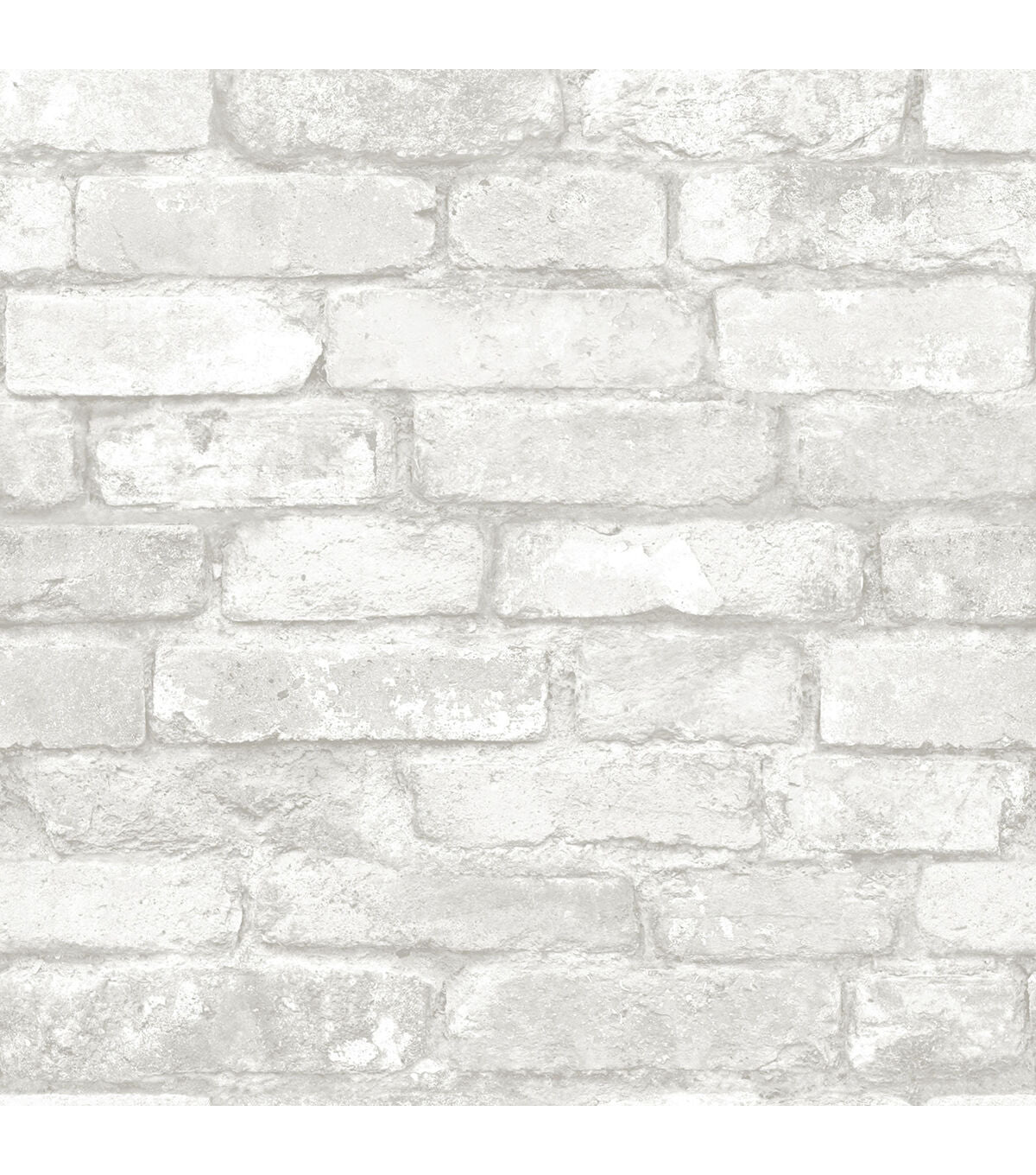 WallPops NuWallpaper Grey White Brick