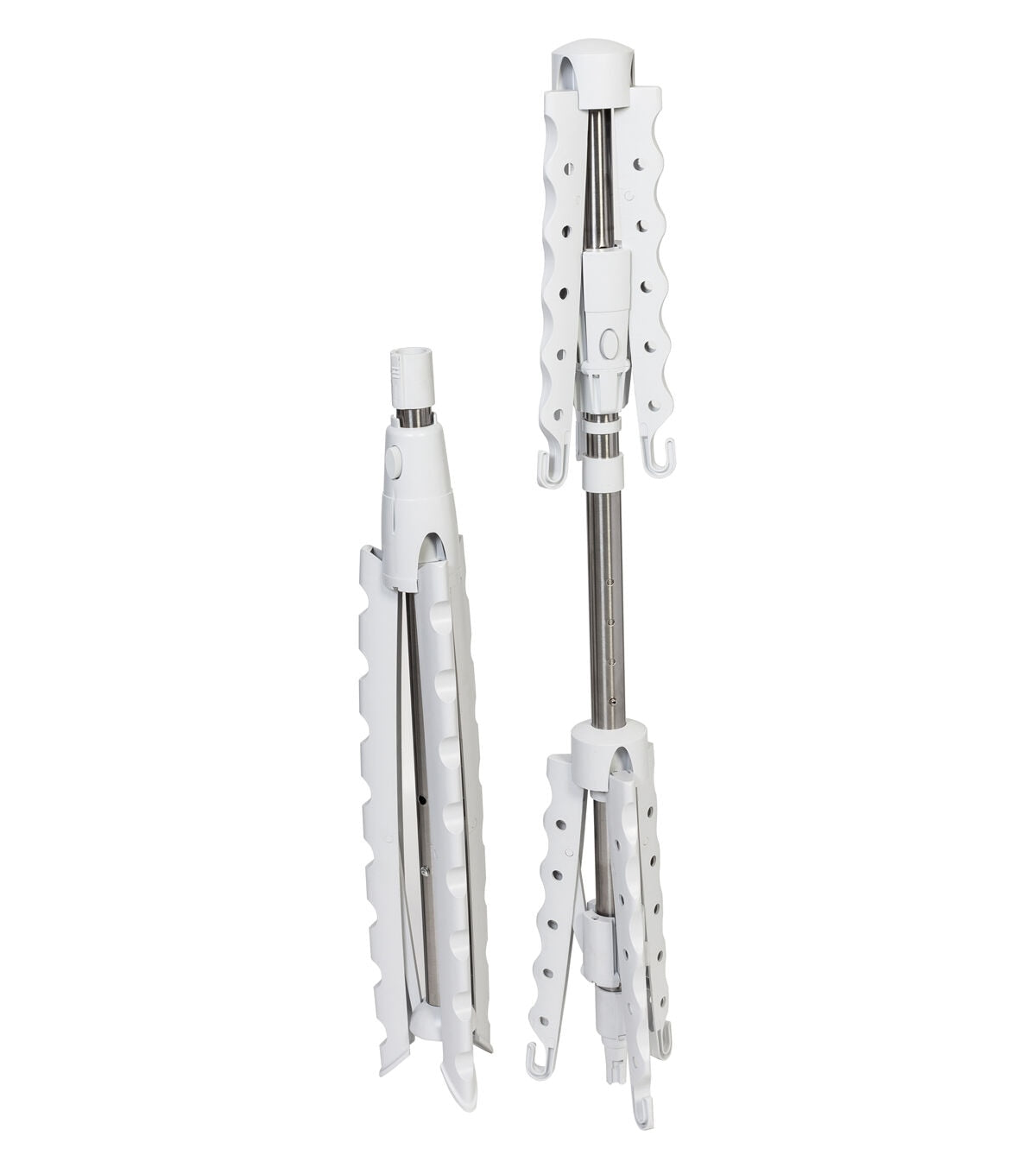 Honey Can Do 28.5 x 74 White 2 Tier Tripod Clothes Drying Rack
