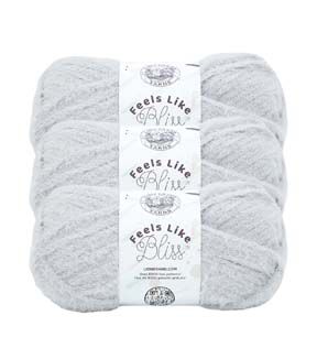 Lion Brand Feels Like Bliss 108yds Bulky Nylon Yarn 3 Bundle