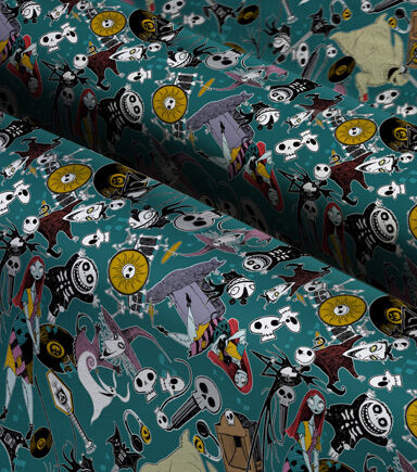 Nightmare Before Christmas Oogie Boogie Fear Fest Pack Cotton Fabric