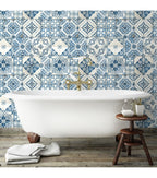 RoomMates Wallpaper Mediterranean Tile