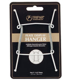 TRIPAR White Vinyl Plate Display Hanger