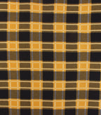 Yellow Black Plaid Blizzard Fleece Fabric