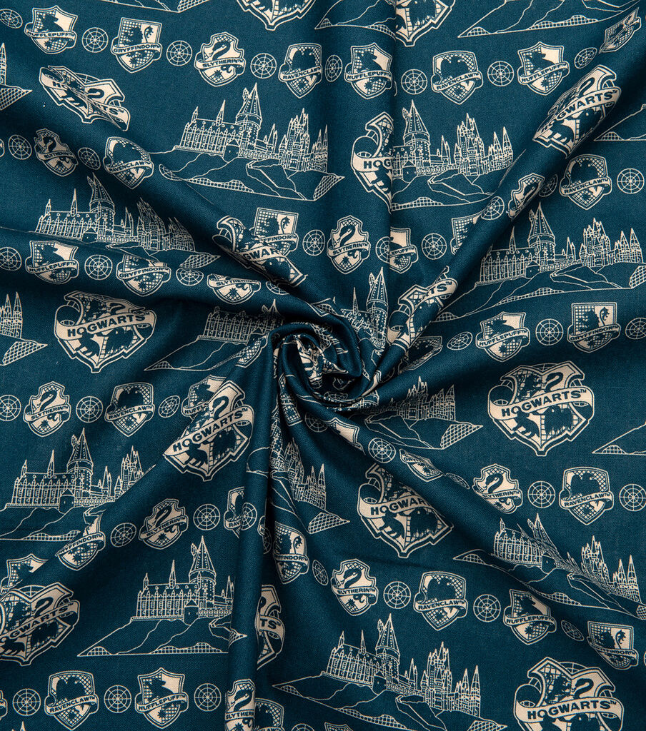 Harry Potter School Of Magic Cotton Fabric