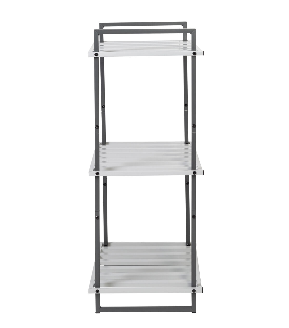 Honey Can Do 20 x 37.5 Gray Steel 3 Tier Metal Shelf