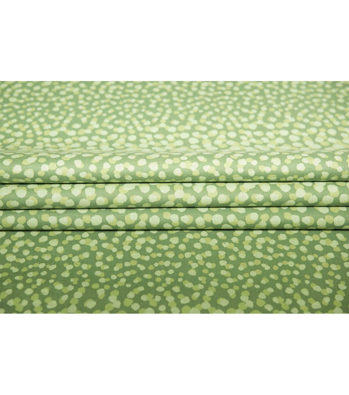 Green Tonal Dots Quilt Cotton Fabric by Keepsake Calico
