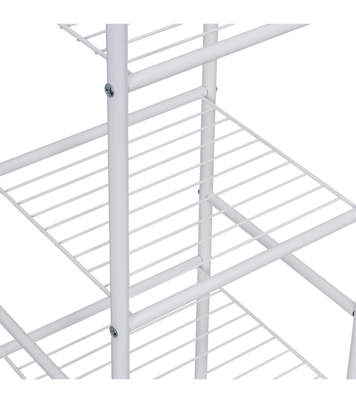 Honey Can Do 13 x 60 White 6 Tier Bath Storage Shelving Unit
