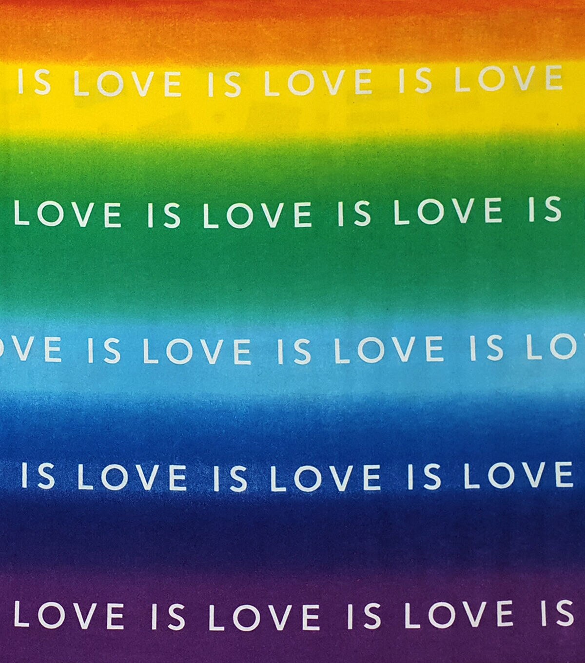 Super Snuggle Pride Love is Love Flannel Fabric