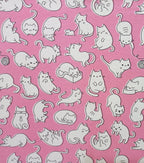 Playful Cats Super Snuggle Flannel Fabric