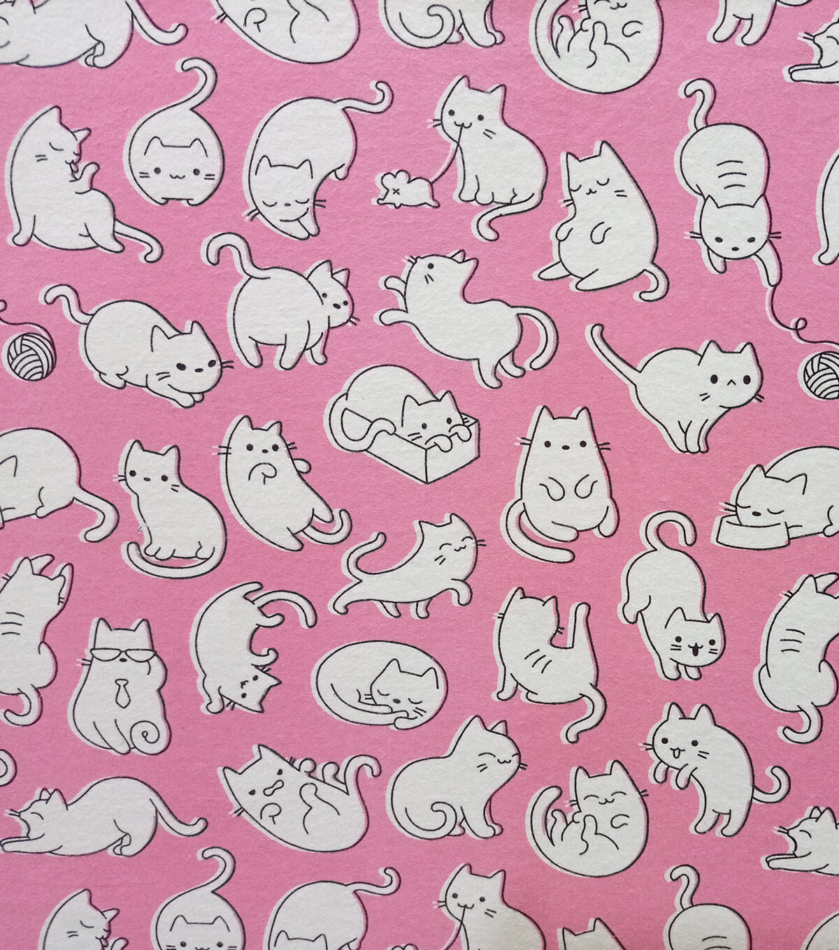 Playful Cats Super Snuggle Flannel Fabric