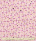 Novelty Cotton Fabric Flamingo Traffic