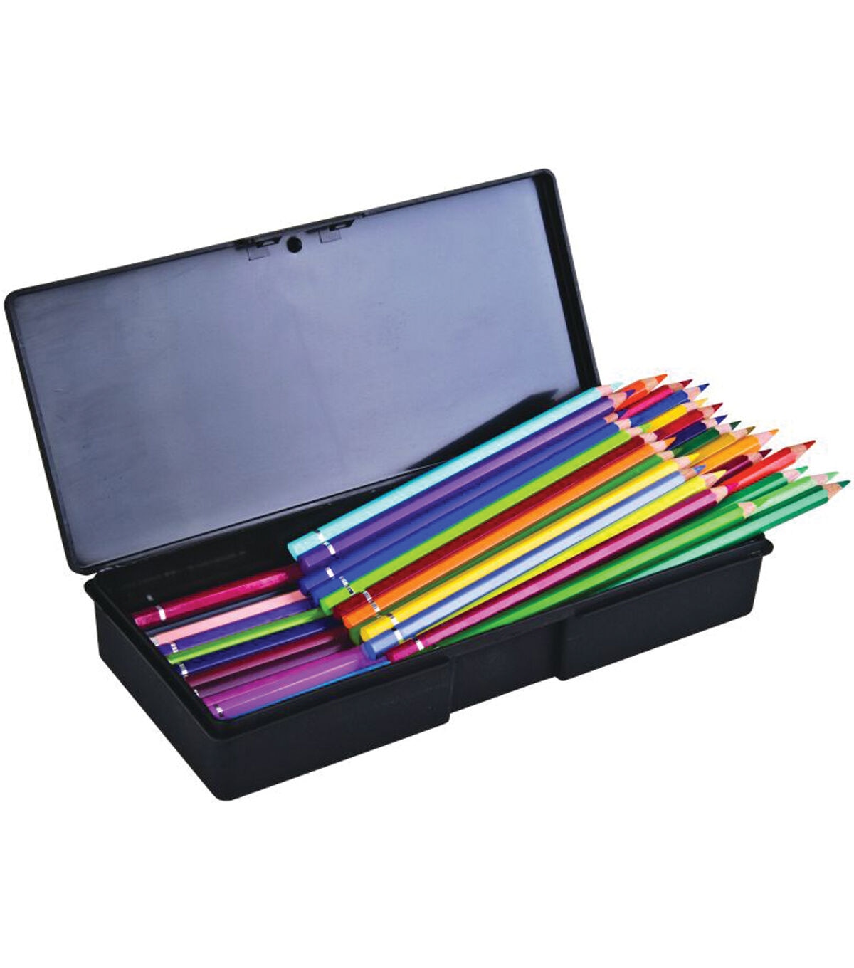 ArtBin 10 Black Plastic Pencil & Marker Box