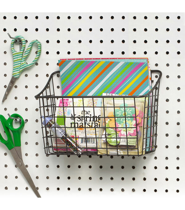 Spectrum Medium Pegboard & Wall Mount Basket