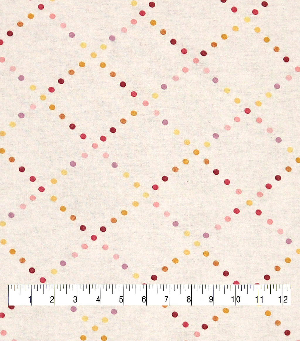 Pastel Grid Super Snuggle Flannel Fabric