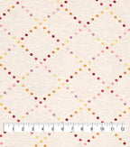 Pastel Grid Super Snuggle Flannel Fabric