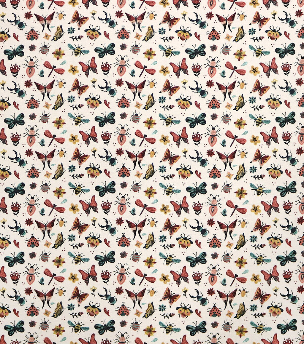 Intricate Bugs Super Snuggle Flannel Fabric