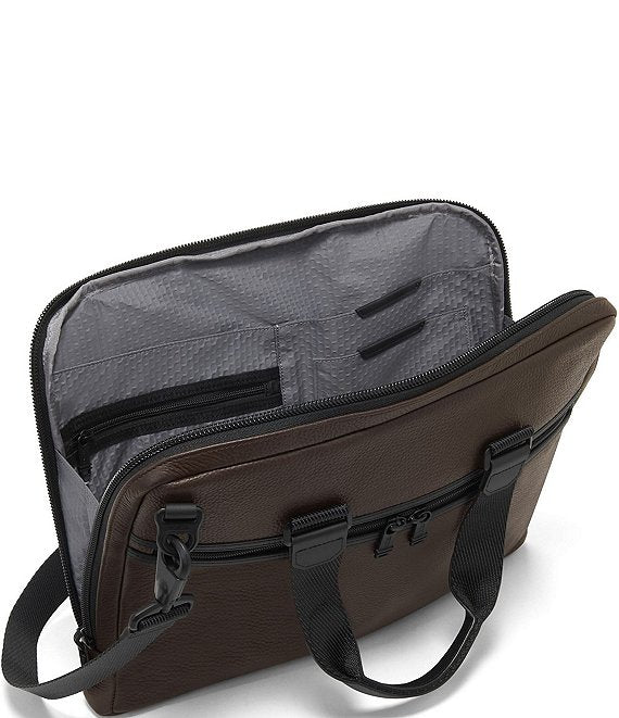 Alpha Bravo Academy Leather Briefcase