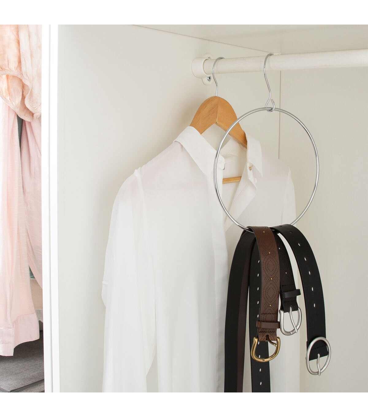 Organize It All 8 Belt & Scarf Ring Hanger