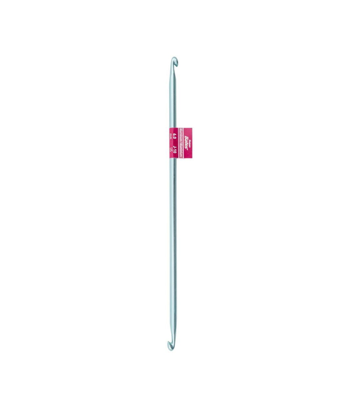 Susan Bates 10in Silvalume Aluminum Tunisian Hook