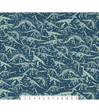 Dino Bones Super Snuggle Flannel Fabric
