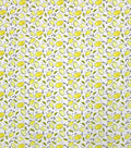 Lemon Sketch Super Snuggle Flannel Fabric