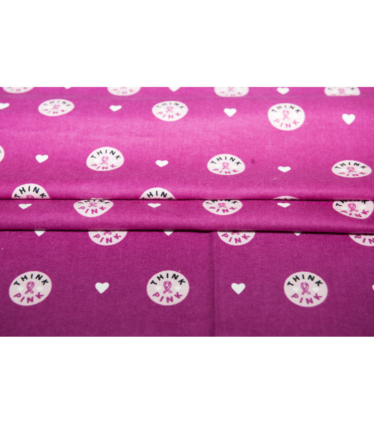 Breast Cancer Awareness Think Pink Super Snuggle Flannel Fabric