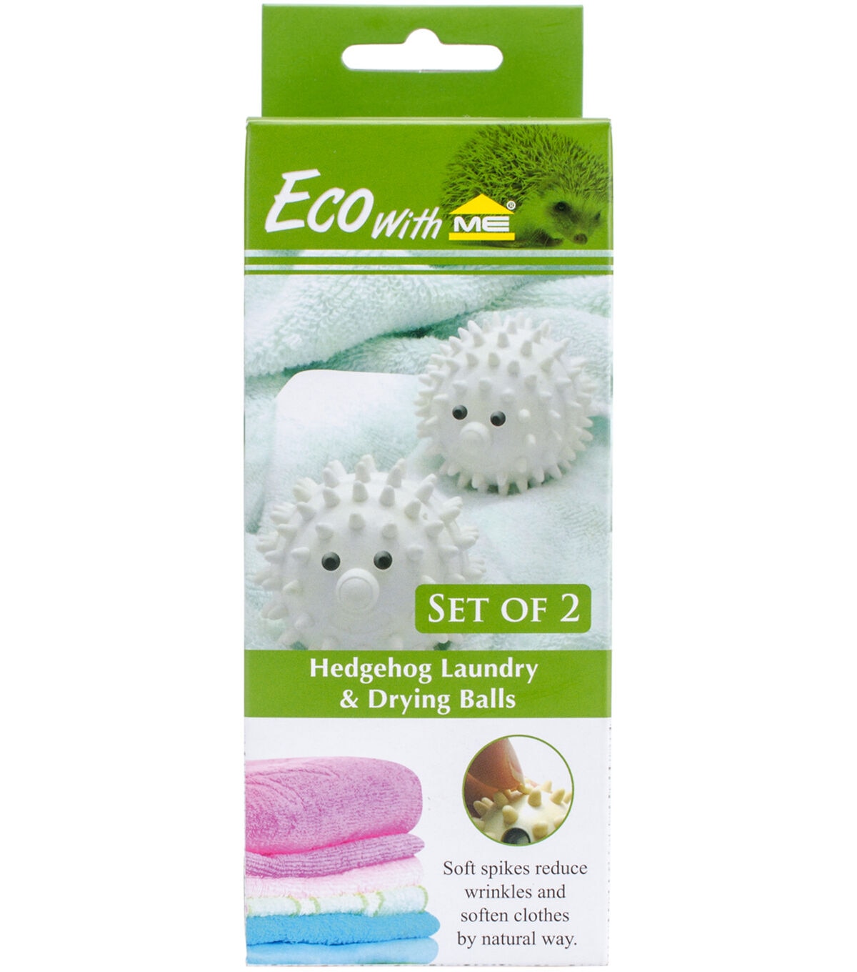 Innovative Home Creations 2 pk Hedgehog Laundry & Drying Balls