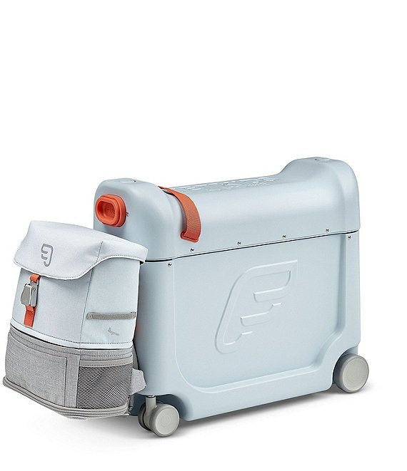 JetKids Travel BedBox Ride-On Suitcase and Crew Backpack Bundle