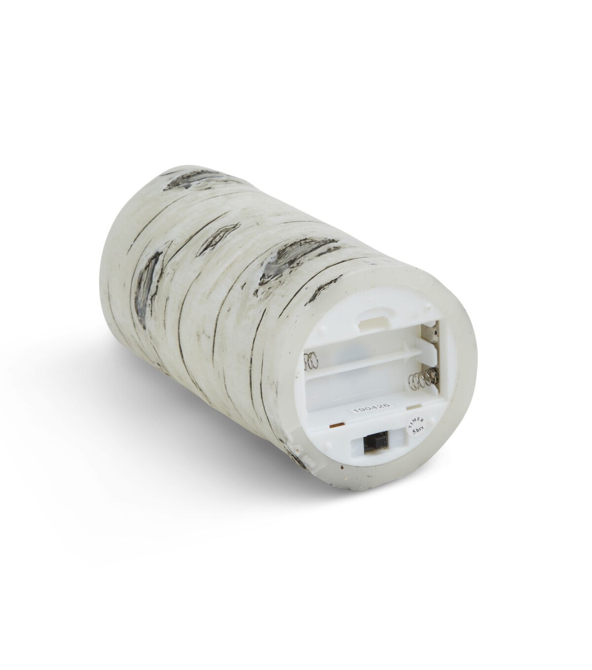 3 x 7 Birch Flickering Flame LED Wax Candle by Hudson 43