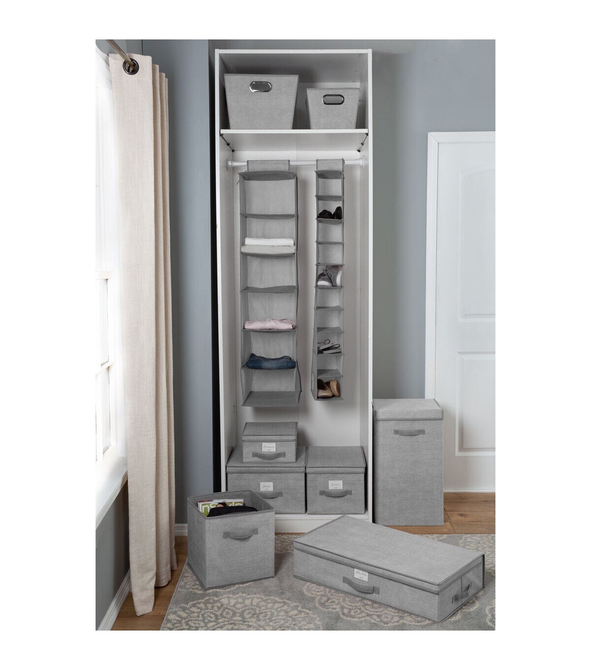 Simplify 16 Heather Gray Storage Box