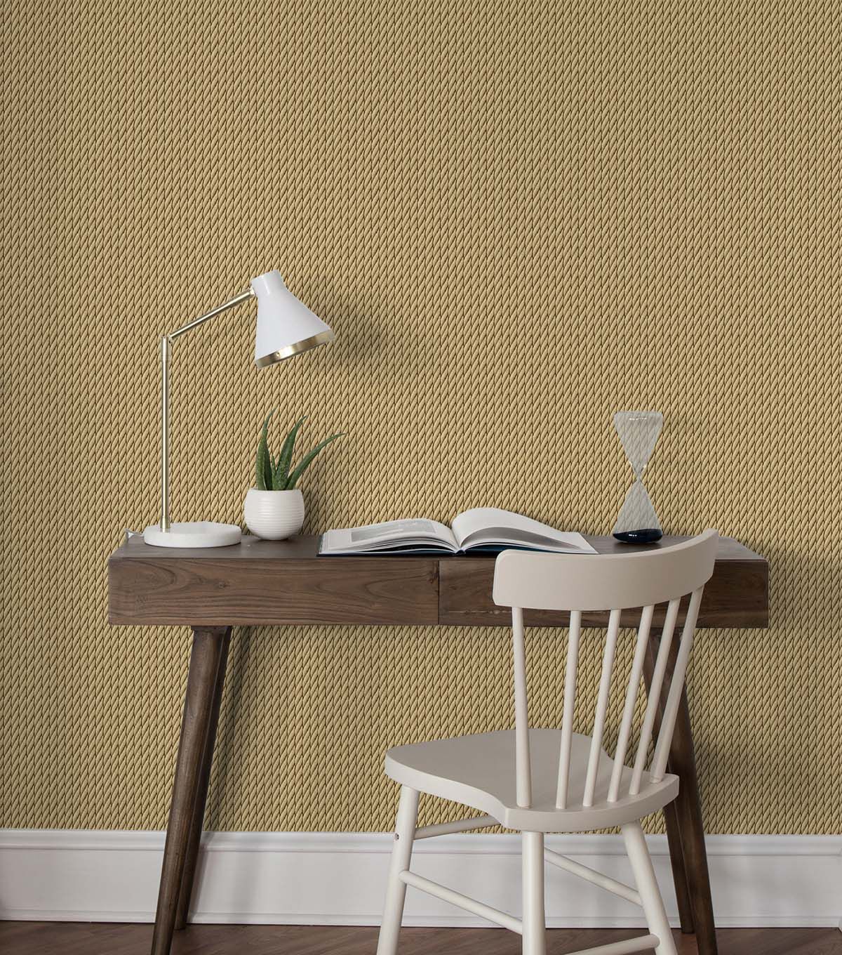 Tommy Bahama 20.5' x 18' Sisal Tow the Line Peel & Stick Wallpaper