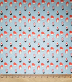 Super Snuggle Tossed Sushi Flannel Fabric