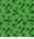 Minecraft Chibi Creeper Cotton Fabric