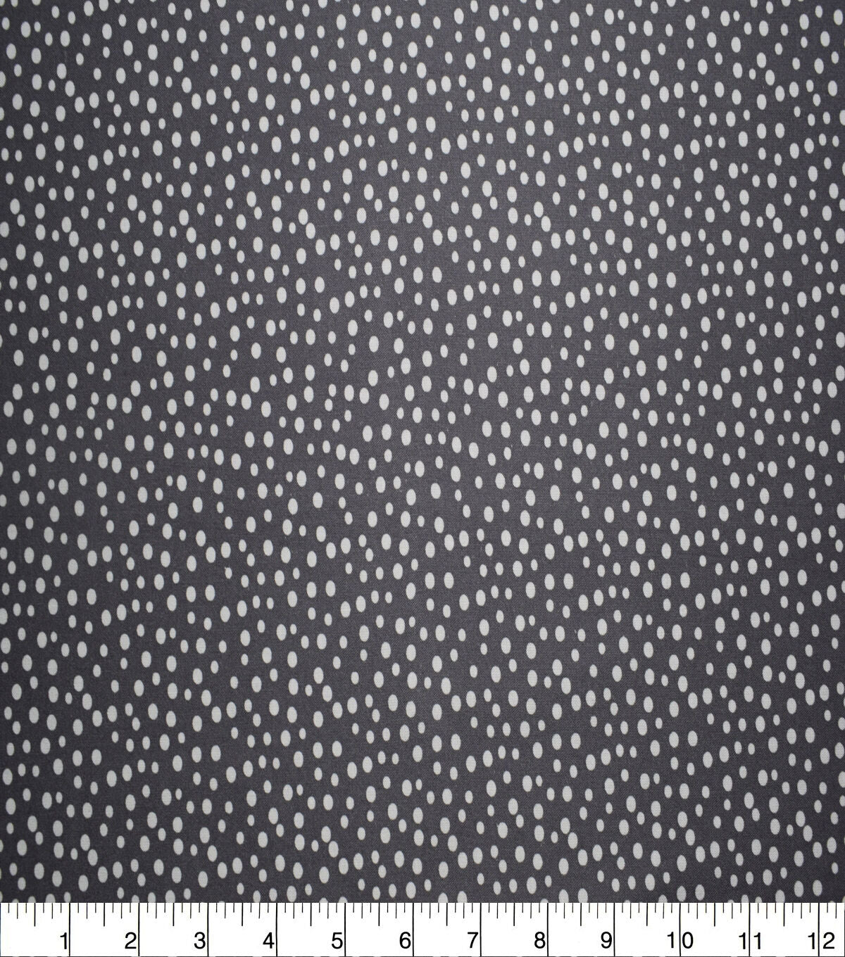 Dark Gray Dots Cotton Fabric by Quilter's Showcase