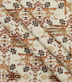 Neutral Aztec Super Snuggle Flannel Fabric