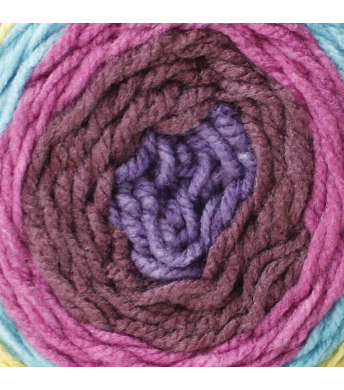 Bernat Pop! Self Striping 280yds Worsted Acrylic Yarn