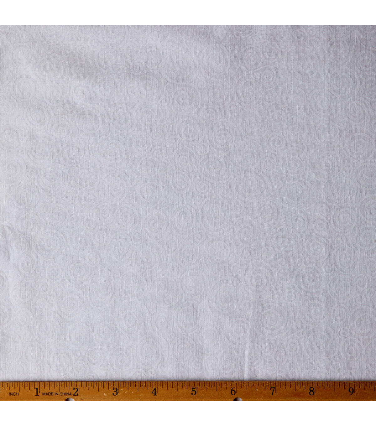White Swirls Quilt Cotton Fabric by Quilter's Showcase